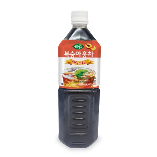 자연생각 복숭아홍차 음료베이스 농축액 아이스티 에이드원액 980ml